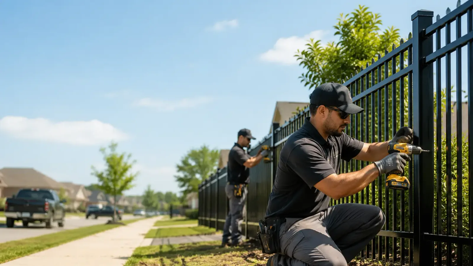 Metal Fence Installation in Avon, MA